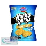 Hunky Dorys Salt and Vinegar Crinkle Cut Crisps 45g (Pack of 50) 799764