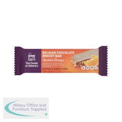 The Foods of Athenry Gluten Free Belgian Chocolate Biscuit Bar Opulent Orange (Pack of 20) 590875