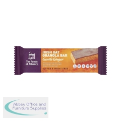 The Foods of Athenry Irish Oat Granola Bar Gentle Ginger (Pack of 20) 590981