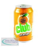 Club Orange Soft Drink 330ml Can (Pack of 24) 382546