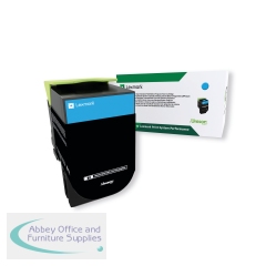 Lexmark CS/CX331 Return Programme 4.5K Toner Cartridge High Yield Cyan 20N2HC0