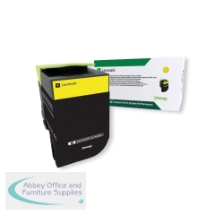 Lexmark CS/CX331 Return Programme 4.5K Toner Cartridge High Yield Yellow 20N2HY0