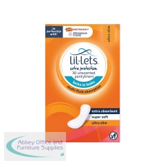 Lil-Lets Panty Liners Extra Protection 30 Liners (Pack of 3) 96EPPL30SRP