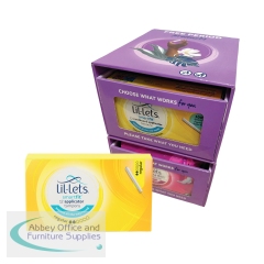 Lil-Lets Cardboard Applicator Tampons Regular x12 (Pack of 24) + FOC Dispenser