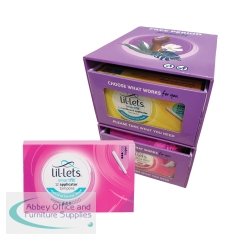 Lil-Lets Cardboard Applicator Tampons Super x12 (Pack of 24) + FOC Dispenser