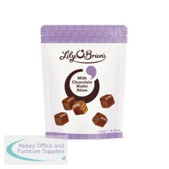 Lily O\'Brien\'s Milk Chocolate Wafer Bites 100g Share Bag 5108117