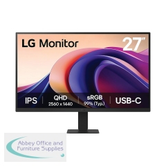 LG 27in Monitor IPS QHD 100Hz With HDMI + USB-C 27U631A-B.AEKQ