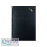Letts A4 Business Diary Day Per Page Black 2024