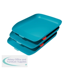 Leitz Cosy Letter Tray A4 Calm Blue (Pack of 3) 53582061