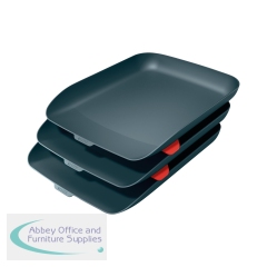 Leitz Cosy Letter Tray A4 Velvet Grey (Pack of 3) 53582089