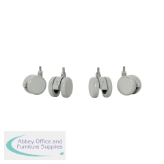 Leitz Castor Wheels for Ergo Small Electric Sit Standing Desk 53740085