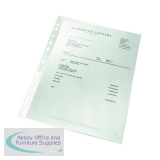 Leitz Punched Pockets Recycled A4 (Pack of 100) 4791-10-03