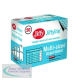 Jiffy Padded Bag Assorted Sizes Gold (Pack of 50) JPB-SEL