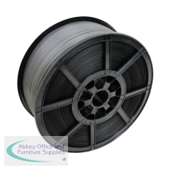 Medium Duty Polypropylene Strapping 12mmx0.75mmx1200m Black TENSO1275BK