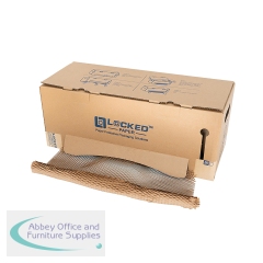 Honeycomb Paper + Dispenser with Metal Bench Hook 160m Unexpanded Roll LPHEXBOX