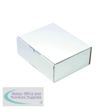 Mailing Box 260x175x100mm White (25 Pack) PPAK-KING09-D