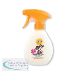 Malibu SPF 50 Kids Sun Lotion Trigger Spray 300ml SUMAL235