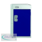 One Compartment Quarto Locker 300x450x511mm Blue Door MC00079