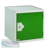 One Compartment Cube Locker 380x380x380mm Green Door MC00094