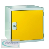 One Compartment Cube Locker 380x380x380mm Yellow Door MC00096