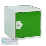 One Compartment Cube Locker 450x450x450mmm Green Door MC00100