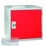 One Compartment Cube Locker 450x450x450mmm Red Door MC00101