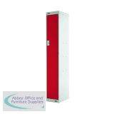 Express Standard Locker 1 Door 300x300x1800mm Red Deep MC00138