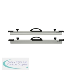 Arnos Hang-A-Plan General Binders with Handles A1 Silver (Pack of 2) D100A2PK