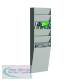 Fast Paper A4 Document Control Panel 6 Compartments Grey V16.02