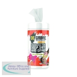Medisanitize De Grime Abrasive Deep Dirt and Grime 100 Wipes (Pack of 400) DGBU100PG
