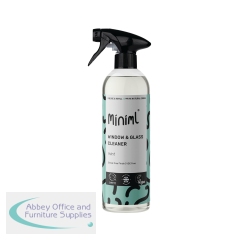 Miniml Window + Glass Cleaner Mint 750ml Bottle MIN400