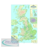 Map Marketing British Isles Motoring Laminated Map BIM