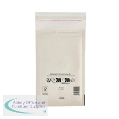 Sealed Air Bubble Lined Postal Bag White 120x210mm MLW B/00 (Pack of 100) 103005497