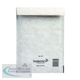 Mail Lite + Bubble Lined Postal Bag Size D/1 180x260mm Oyster White (Pack of 100) MLPD/1