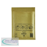 Mail Lite Bubble Postal Bag Gold D1-180x260 (Pack of 100) 101098093