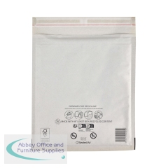 Sealed Air Mail Lite Bubble Lined Postal Bags White E/2 220x260mm (Pack of 200) 101273348