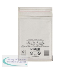 Sealed Air Mail Lite Bubble Lined Postal Bags White C/0 150x210mm (Pack of 200) 101273346