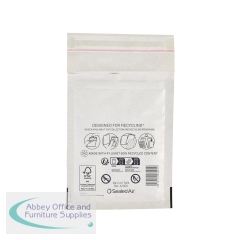 Sealed Air Mail Lite Bubble Lined Postal Bags White A/000 110x160mm (Pack of 200) 101273426