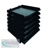 Avery Black A4 6 Tier Paper Stack (W250xD320xH300mm) 5336BLK