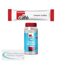 MyCafe Roasted Coffee Sticks Pack of 250 Buy 1 Get FOC Sugar Shaker 650g