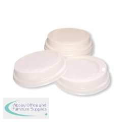 MyCafe Paper Cup Lids 35cl/12oz White (Pack of 100) MYC10271