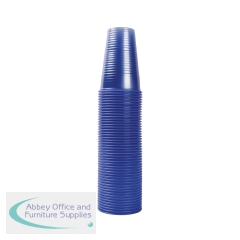 MyCafe Water Cup Polypropylene 20cl Blue (Pack of 50) MYC10283