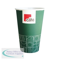 MyCafe Double Wall Non-Plastic Hot Cups 16oz (Pack of 25) MYC10289