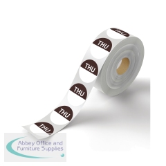 MyCafe Day of Week Food Rotation Label Thursday (Pack of 3500) MYC10612