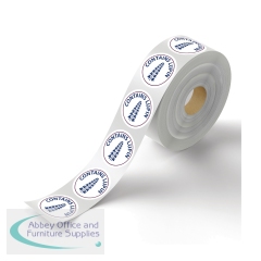 MyCafe Food Label Contains Lupin Removable (Pack of 1000) MYC10616