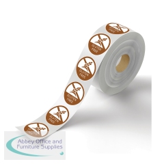 MyCafe Food Label Gluten Free 25mm Removable (Pack of 1000) MYC10625