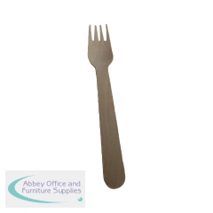 MyCafe Wooden Fork (Pack of 1000) MYC10944