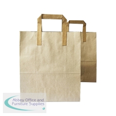 MyCafe Kraft Paper Carrier Bag 260x130x305mm (Pack of 250) MYC10949