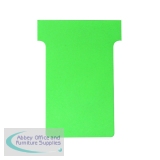 Nobo T-Card Size 2 48 x 85mm Light Green (100 Pack) 32938902