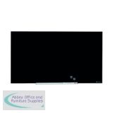 Nobo Impression Pro Glass Magnetic Whiteboard 1260x710mm Black 1905181